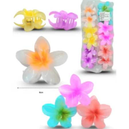 F - 007 pinza flor loto 8cm C/12 XLA-8