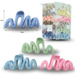 F - 028 pinza para cabello ondas 10cm C/12 TA- 1501-22