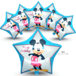 G - 200 globo estrella decorado Mickey C/10