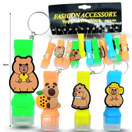 L - 005 llavero lampara decorada capy bara C/12 25L-48