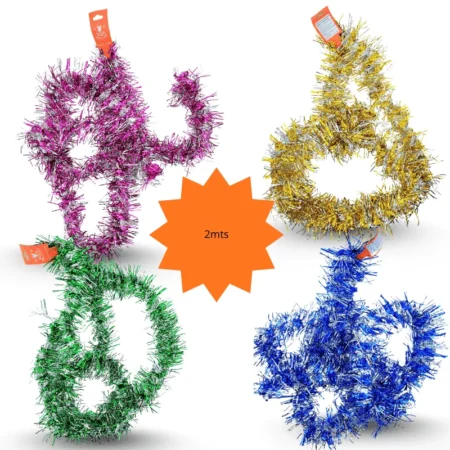 N - 029 escarcha colores con plata C/10 WD-2001A-1