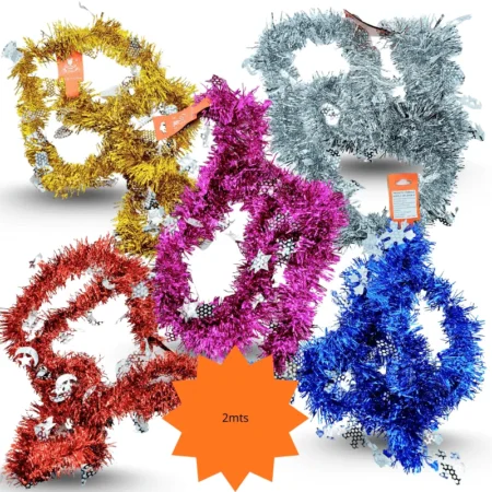 N - 030 escarcha  colores con figuras C/12 WD-2001B-2C