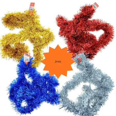 N - 035 escarcha 2 mts colores metalicos C/12 J1424
