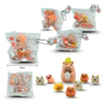 P - 079 goma borrador capy bara con gomitas capy en bolsa cierra a presión C/12 25O-2