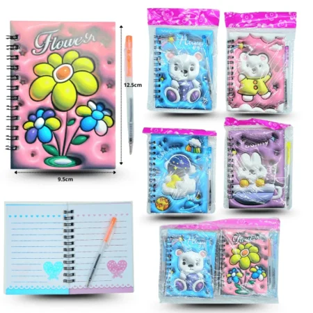 P - 158 libreta con pluma decorada C/12 HHB-22