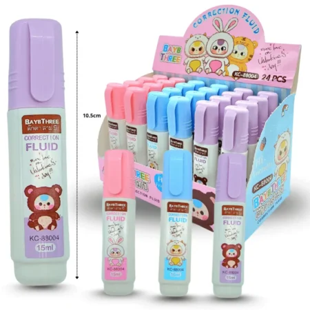 P - 183 corrector tipo pluma decorado BBY THREE C/24 88004 o 01C