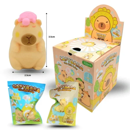P - 207 goma borrador capy bara bolsa sorpresa C/32 UD-1006-52
