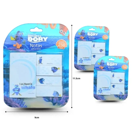 P - 208 notas adhesivas decoradas Dory en blister 5 blocks C/10 DFD-AN6 o ESC-24