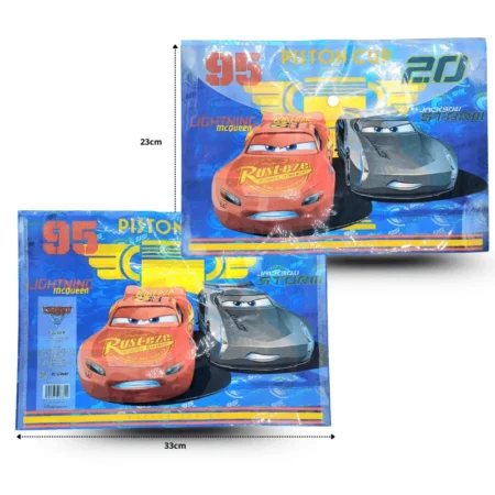 P - 211 folder carta decorado cars C/12 ESC-29