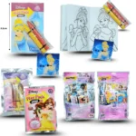 P - 212 librito para colorear con sticker y par de crayolas set 4 pzas C/24 CK-2064