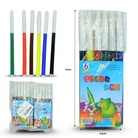 P - 830 plumines 6 colores C/24 B2104