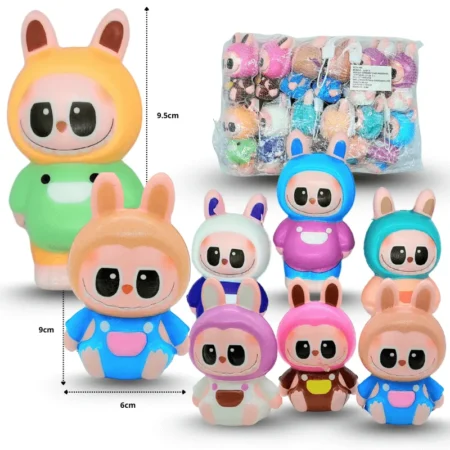 T - 016 figura squishy LABUBU C/12 24-V46
