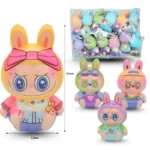 T - 051 squishy LABUBU en red sentada C12 25M87