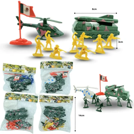 T - 093  juego de armada de México C/10 YO-616SO