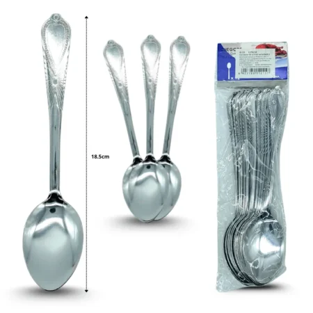 U - 010 cuchara sopera gruesa pavo real C/12 A1215