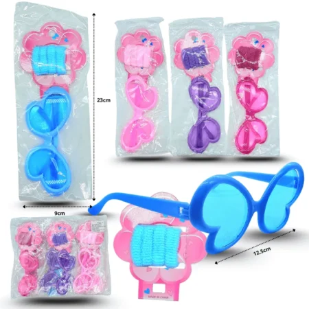 V - 011 lente infantil con set de liga corrugada C/12 HLU-1