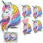 V - 031 liga látex bolsa decorada unicornio C/12 SP111/114