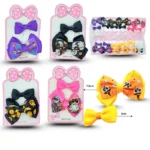 Y - 043 pico moño set 2 pzas decorado Halloween C/12 25-H22