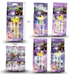 Y - 053 uña decorada halloween coffin C/12 25-H15