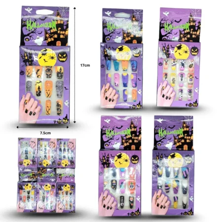 Y - 053 uña decorada halloween coffin C/12 25-H15