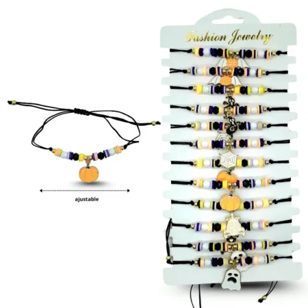 Y - 056 pulsera con dije Halloween C/12 24Q-57