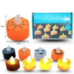 Y - 062 vela led diseños Halloween C/24 25O-8