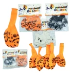 Y - 073 globo decorado Halloween set 5 pzas C/12 25O-41