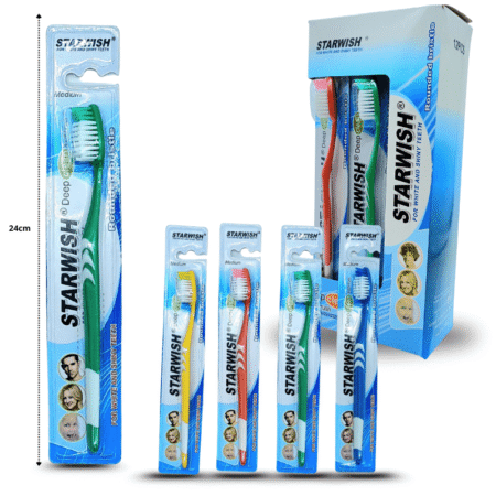 Z - 018 cepillo dental adulto starwish C/12 VAQ-65