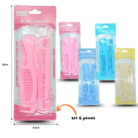 Z - 356 set 6 peines en blíster C/10 G1242