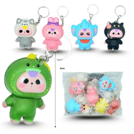 l - 006 llavero squishy bby three C/12 25-D5