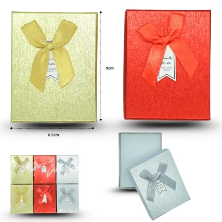 B - 002 caja de regalo bicolor 6.5x9cm C/12 25P88