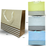 B – 022 bolsa decorada boutiquera colores pastel flor 32x26x11cm C12 BPA-C0122