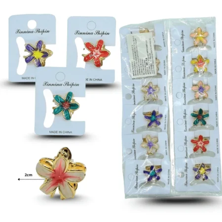 F - 016 pinza loto metalica chica C/12 XF-14