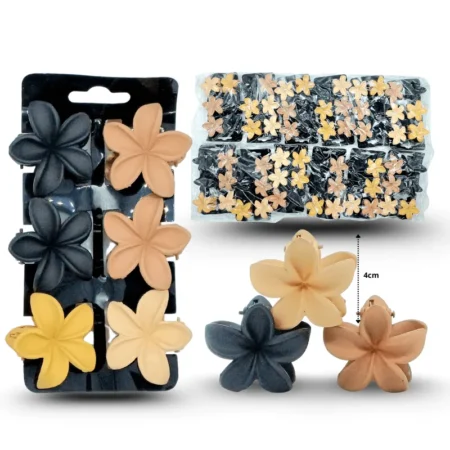 F - 105 pinza flor loto tierra 4cm C/72 EEO275