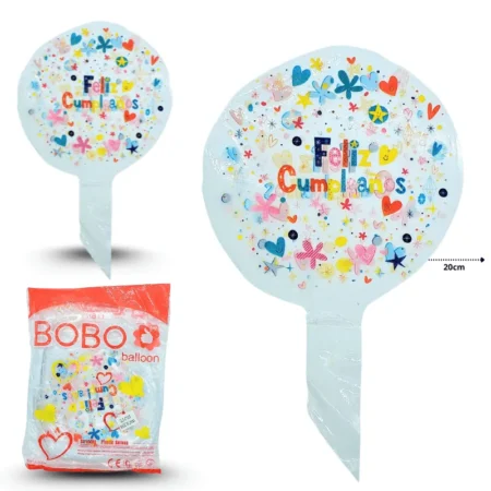 G - 010 globo bobo 25cm C/50 C1053