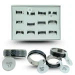 I - 010 anillo grecas acero inoxidable C/12 Z166