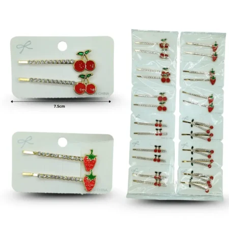 J - 061 pasador par fresas y cerezas C/12 pares XH7070