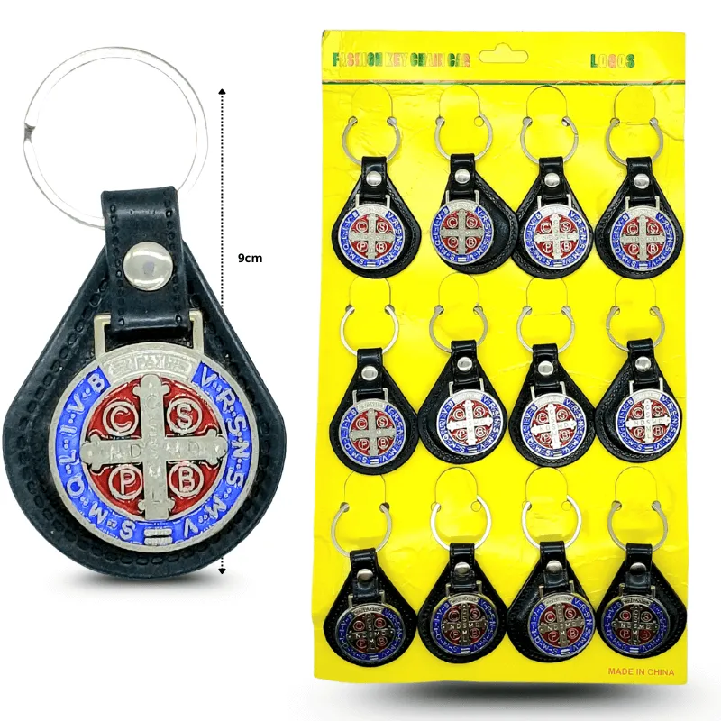 L-068-llavero-medalla-san-benito-base-piel-en-planilla-C-12-41-9G-1