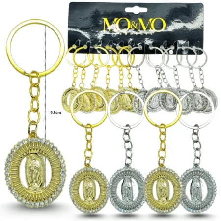 L - 072 llavero oval religioso C/12 9G-14