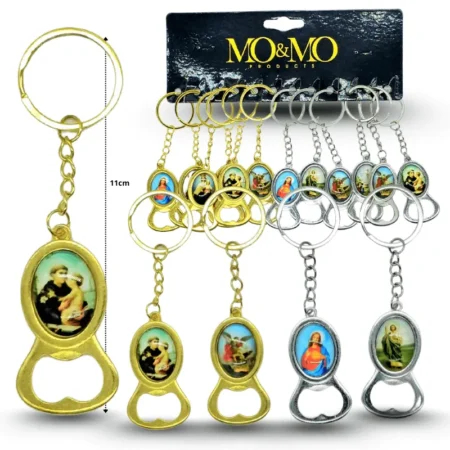 L - 073 llavero destapador religioso C/12 9G-18