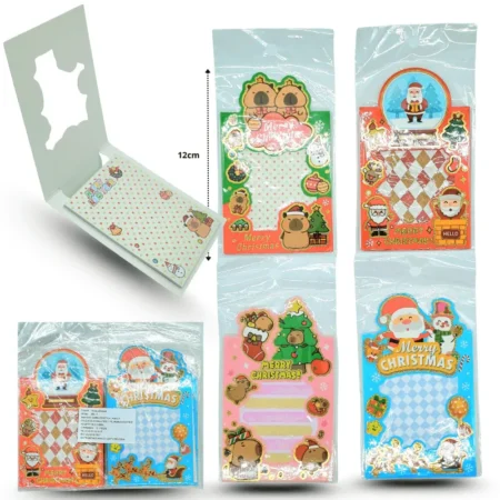 N - 067 notas adhesivas decorada navideña C/12 25Q-15 o P-65