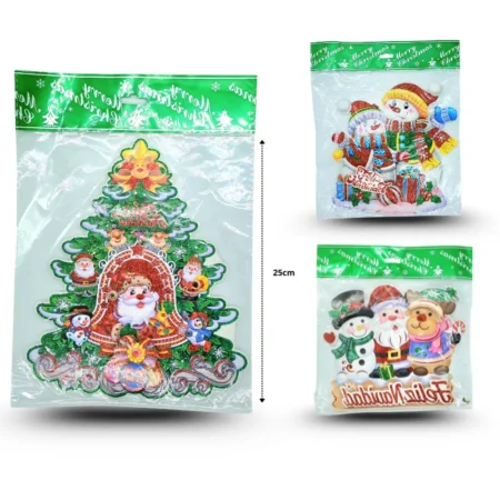 N - 122 cartón navideño 25cm surtido en bolsa individual C/10 J1369