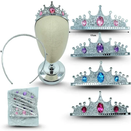 T - 080 corona princesa tipo diadema C/12 25P82
