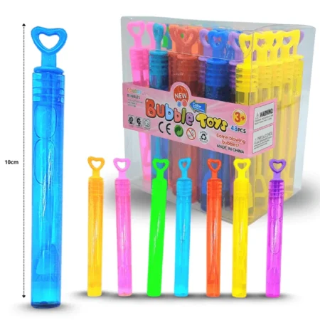 T - 137 burbuja mini corazon colores C/48 1C-6