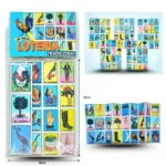 T - 397 loteria tradicional mini10x14cm 5 jugadores C/10 ISM GAR