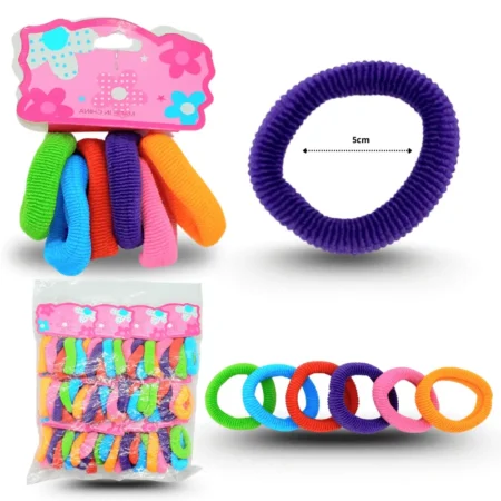 V - 022 liga corrugada set 6 pzas colores brillantes C/12  C/12 1A-3