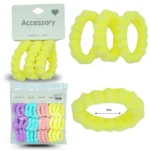 V - 028 liga oruga colores pastel set 3 pzas mismo color C/12 1A-7