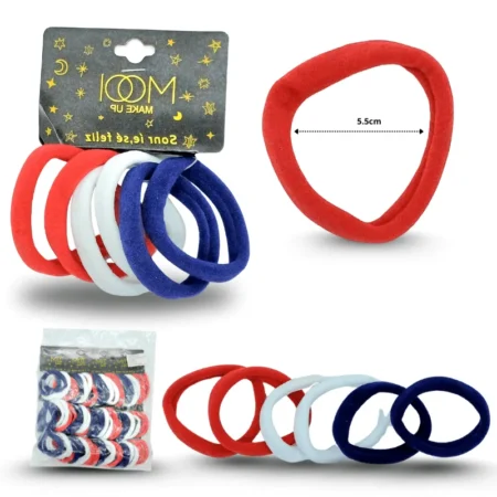 V - 061 liga licra escolar 5.5cm set 6 pzas C/12 5053-MC