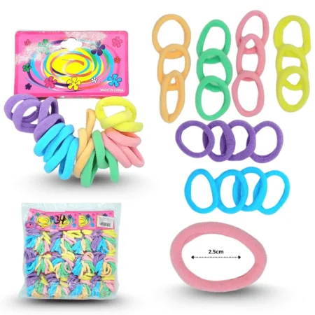 V - 771 liga licra mini set 20 pzas pastel C/12 64-1A-6