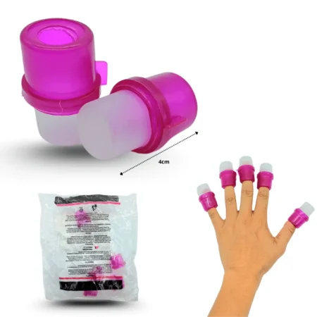W - 009 cápsula removedora de esmalte set 5 pzas C/10 1133 cormal